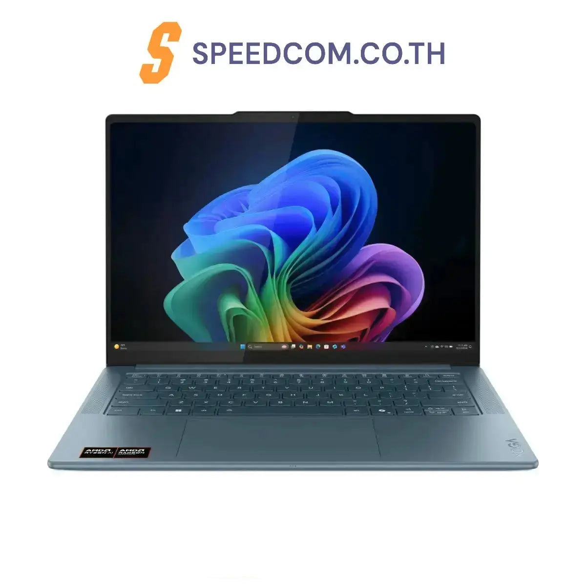 โน๊ตบุ๊ค Lenovo Yoga Pro 7 14AKP10 83KG0004TA Ryzen AI 7 สีน้ำเงิน (Tidal Teal) - SpeedCom