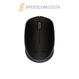 เมาส์ไร้สาย Logitech B170 Wireless Mouse สีดำ