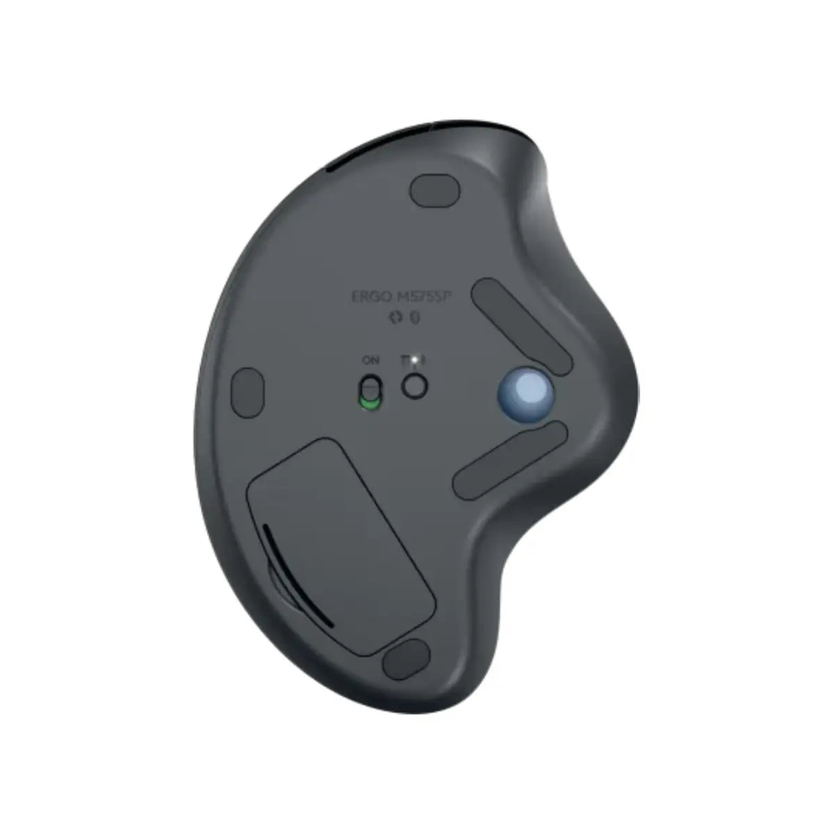 เมาส์ไร้สาย Logitech ERGO M575S สีเทา (Graphite) - SpeedCom