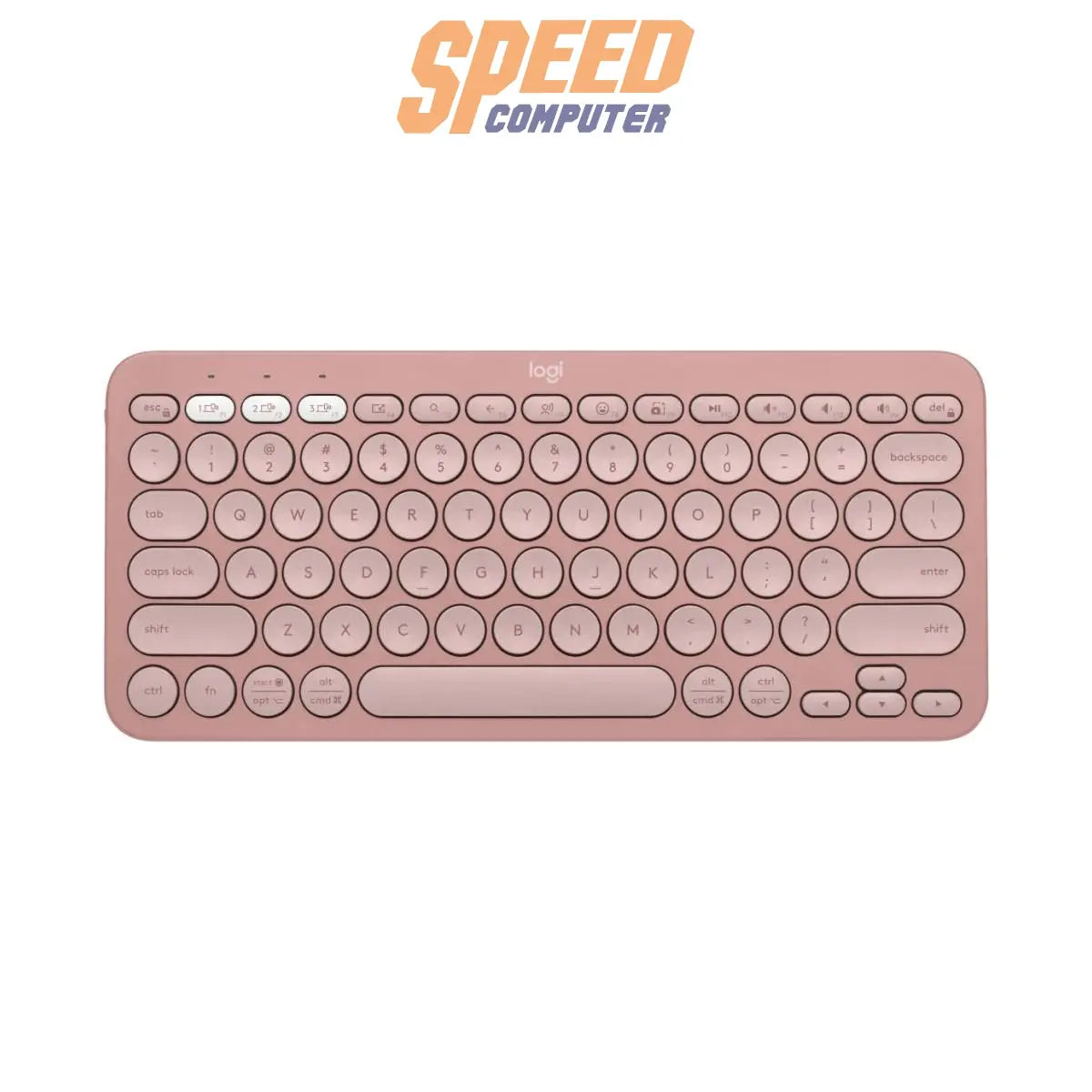 คีย์บอร์ด Logitech K380S Bluetooth Pebble Keys 2SpeedCom