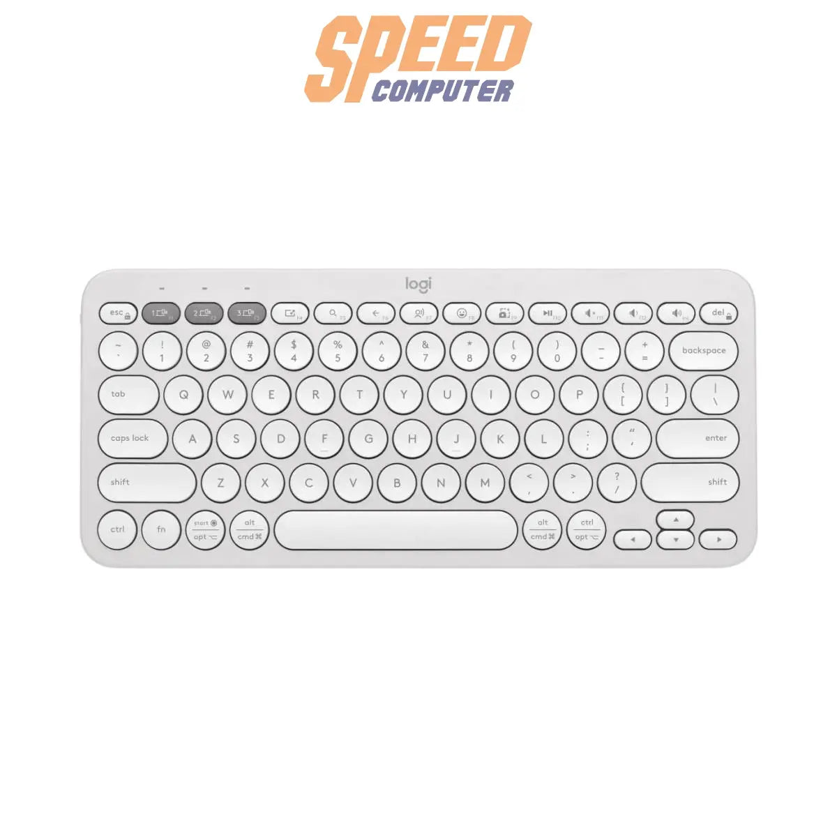 คีย์บอร์ด Logitech K380S Bluetooth Pebble Keys 2SpeedCom