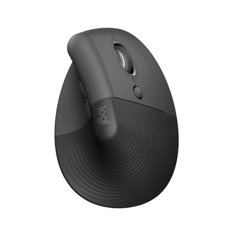 เมาส์ไร้สาย Logitech LIFT Vertical Ergonomic Mouse สีเทา (Graphite)SpeedCom