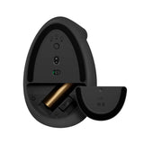 เมาส์ไร้สาย Logitech LIFT Vertical Ergonomic Mouse สีเทา (Graphite)SpeedCom