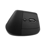 เมาส์ไร้สาย Logitech LIFT Vertical Ergonomic Mouse สีเทา (Graphite)SpeedCom