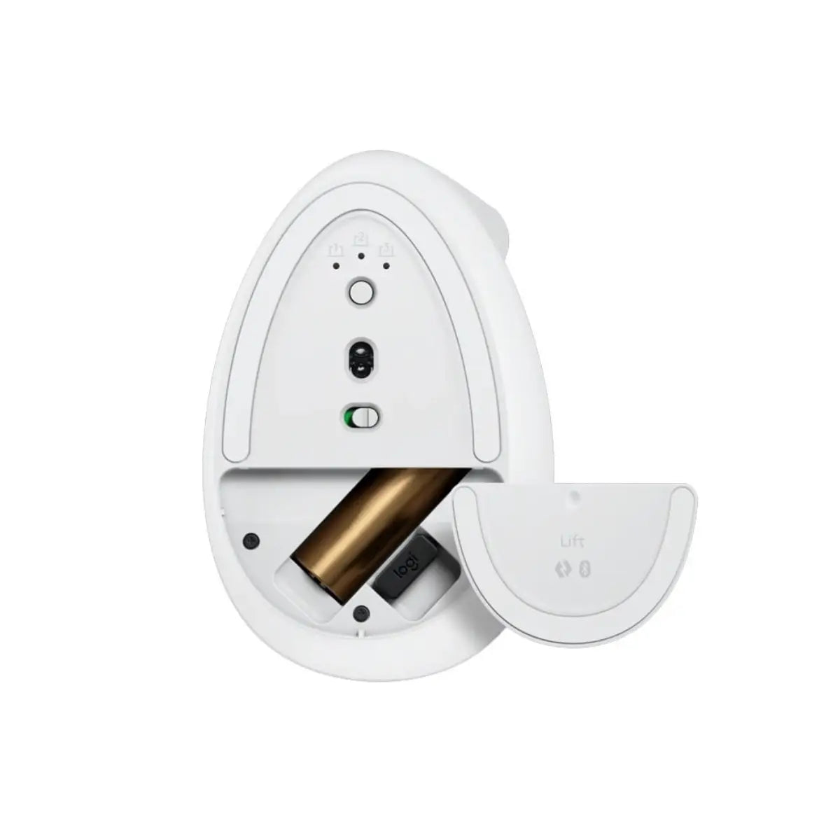 เมาส์ไร้สาย Logitech LIFT Vertical Ergonomic Mouse สีเทา (Pale Gray)SpeedCom