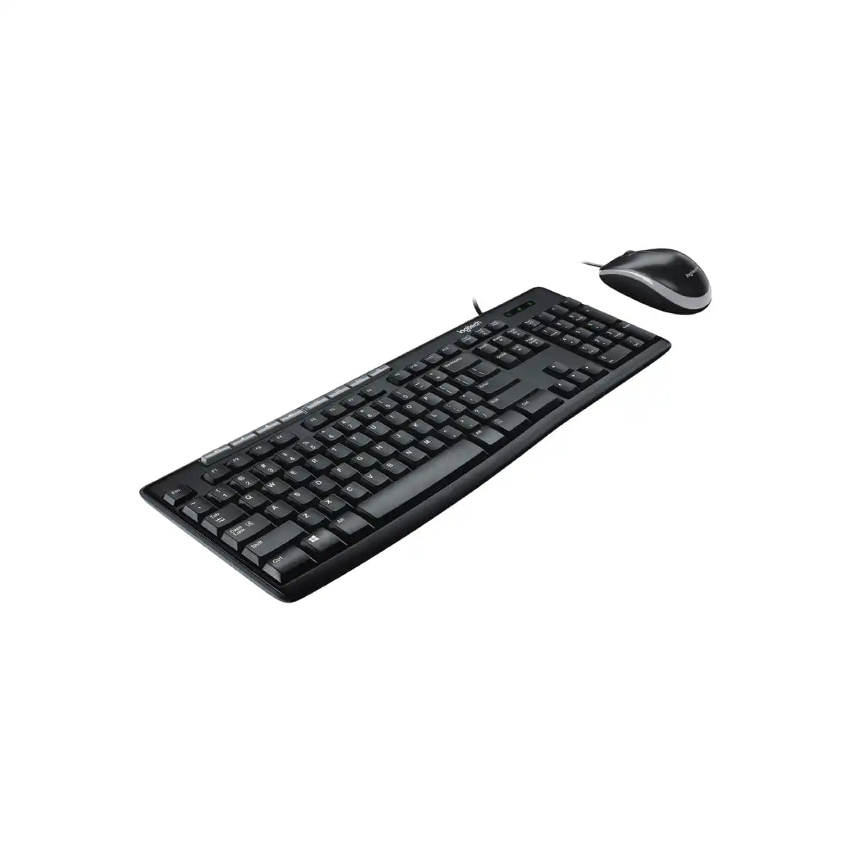 คีย์บอร์ดและเมาท์ Logitech MK200 สีดำ