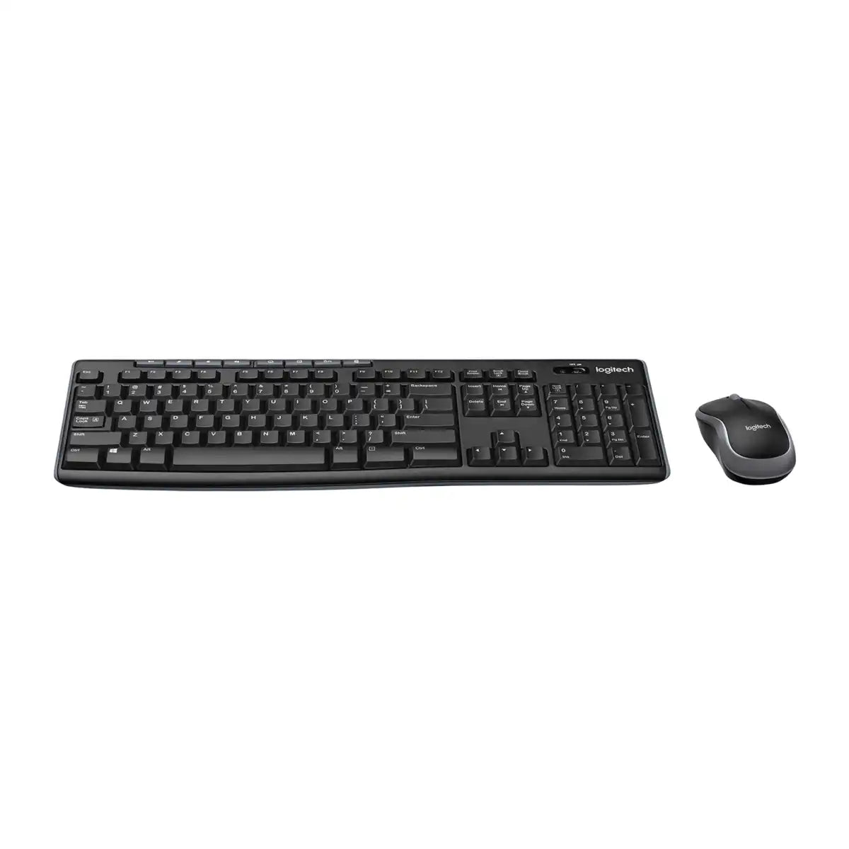คีย์บอร์ดและเมาส์ไร้สาย Logitech MK270R สีดำ