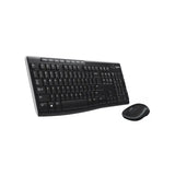 คีย์บอร์ดและเมาส์ไร้สาย Logitech MK270R สีดำ