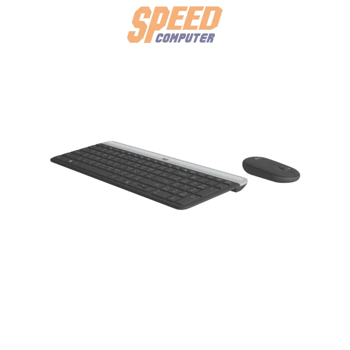 คีย์บอร์ดและเมาส์ไร้สาย Logitech MK470 SLIM - SpeedCom