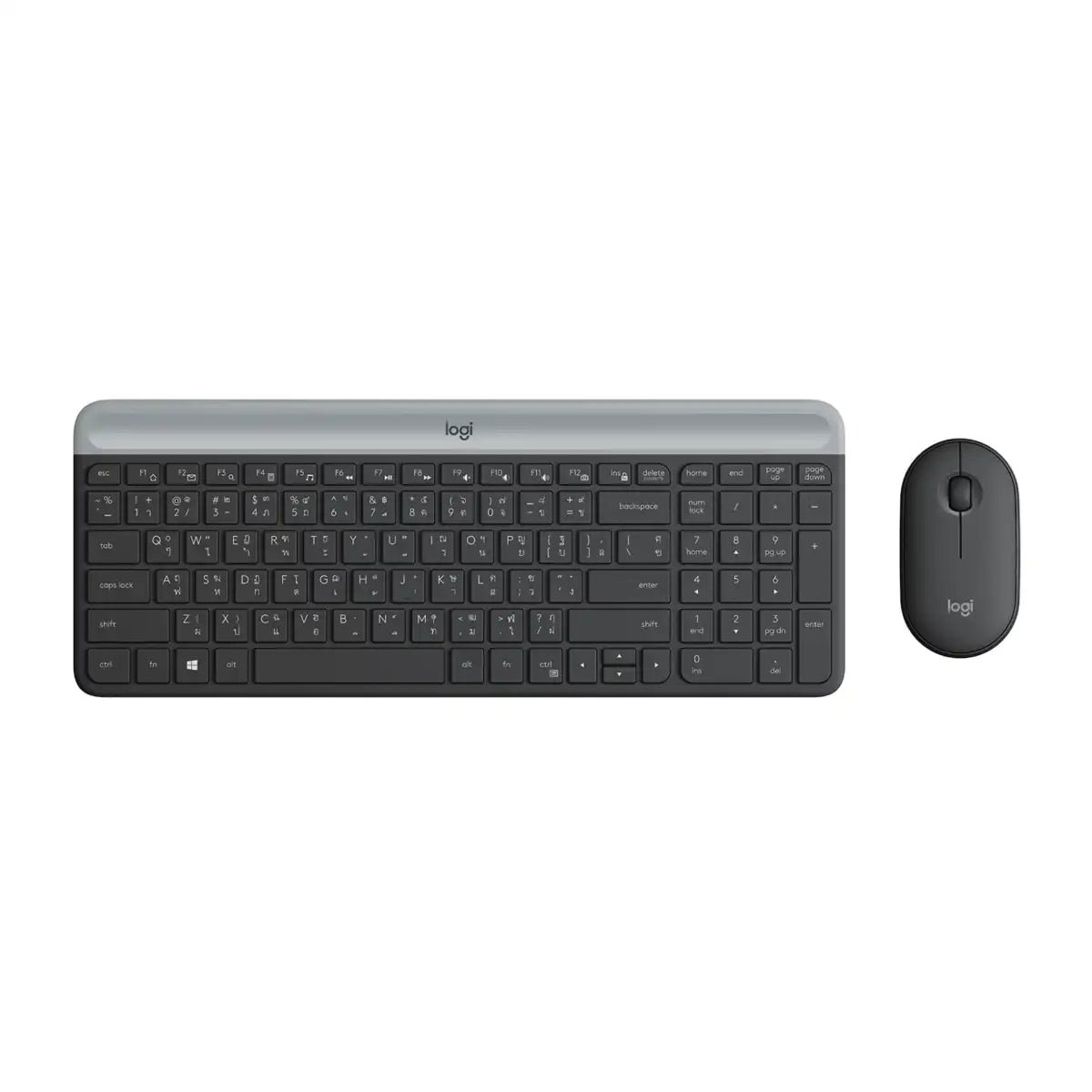 คีย์บอร์ดและเมาส์ไร้สาย Logitech MK470 SLIM