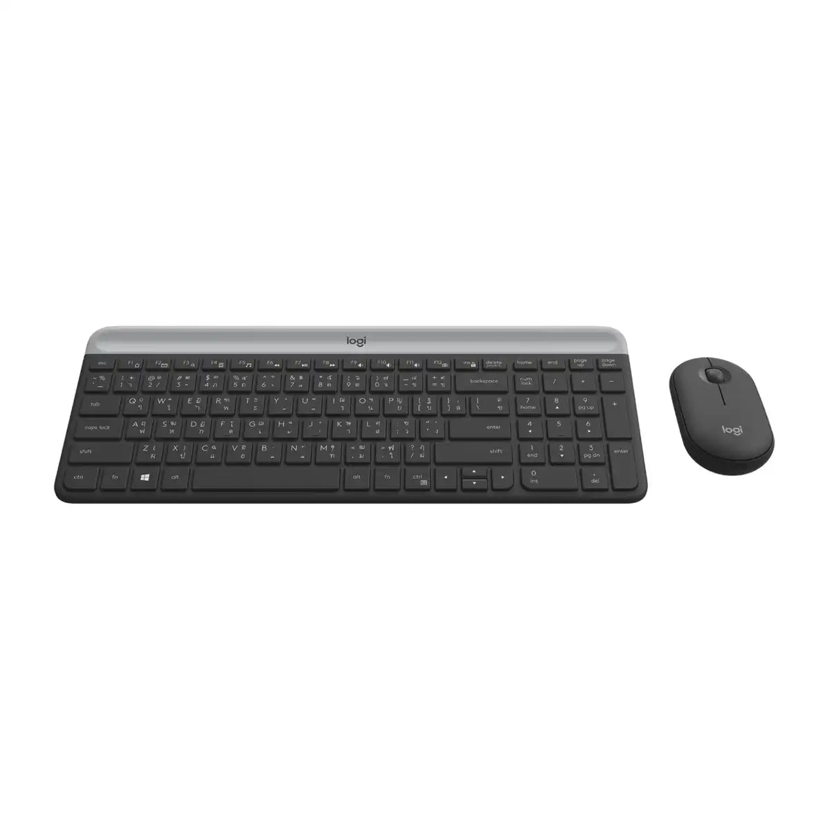 คีย์บอร์ดและเมาส์ไร้สาย Logitech MK470 SLIM