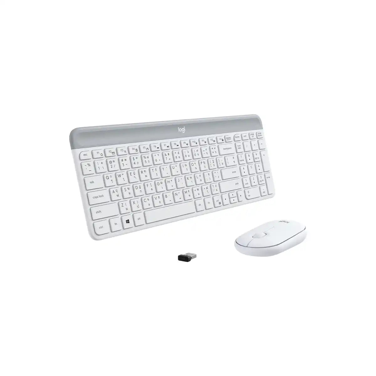 คีย์บอร์ดและเมาส์ไร้สาย Logitech MK470 SLIM