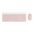 คีย์บอร์ดและเมาส์ไร้สาย Logitech MK470 SLIM