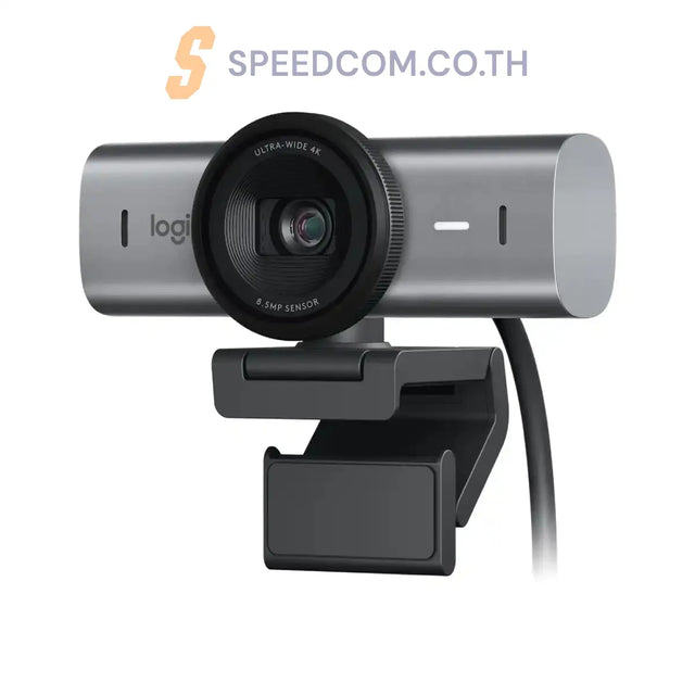 กล้องเว็บแคม Logitech MX BRIO Ultra HD 4k สีดำ (Graphite)