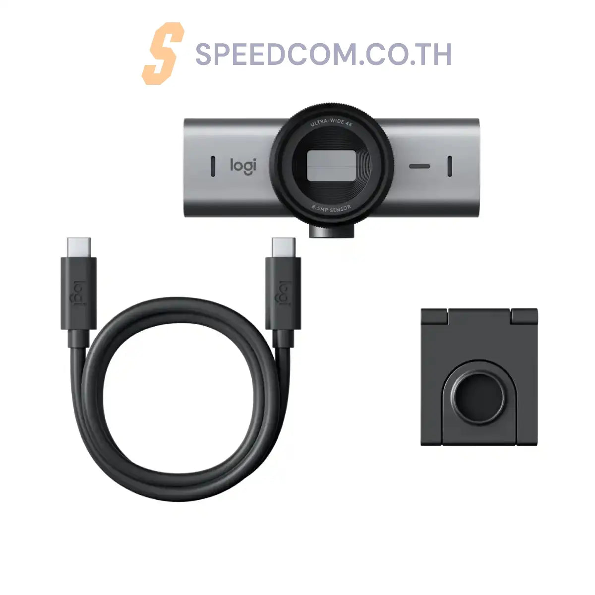 กล้องเว็บแคม Logitech MX BRIO Ultra HD 4k สีดำ (Graphite)