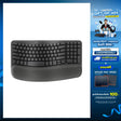 คีย์บอร์ด Logitech Wave Keys 2.4GHz Wireless GraphiteSpeedCom