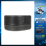คีย์บอร์ด Logitech Wave Keys 2.4GHz Wireless GraphiteSpeedCom