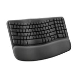 คีย์บอร์ด Logitech Wave Keys 2.4GHz Wireless Graphite - SpeedCom