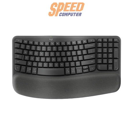 คีย์บอร์ด Logitech Wave Keys 2.4GHz Wireless Graphite - SpeedCom