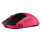 เมาส์ไร้สาย Logitech G PRO X3 SUPERSTRIKE Wireless Gaming Mouse สีชมพู - SpeedCom