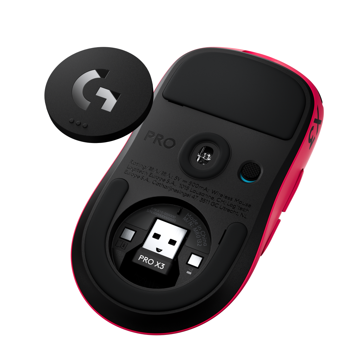 เมาส์ไร้สาย Logitech G PRO X3 SUPERSTRIKE Wireless Gaming Mouse สีชมพู - SpeedCom