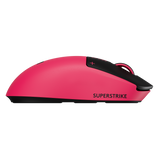 เมาส์ไร้สาย Logitech G PRO X3 SUPERSTRIKE Wireless Gaming Mouse สีชมพู - SpeedCom