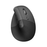 เมาส์ไร้สาย Logitech LIFT Vertical Ergonomic Mouse สีเทา (Graphite)SpeedCom