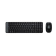 คีย์บอร์ดและเมาส์ไร้สาย Logitech MK220 สีดำ
