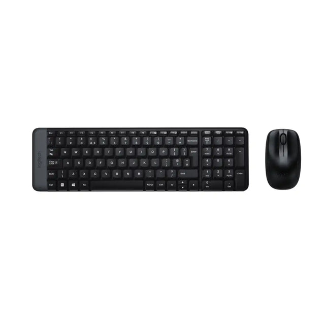 คีย์บอร์ดและเมาส์ไร้สาย Logitech MK220 สีดำ