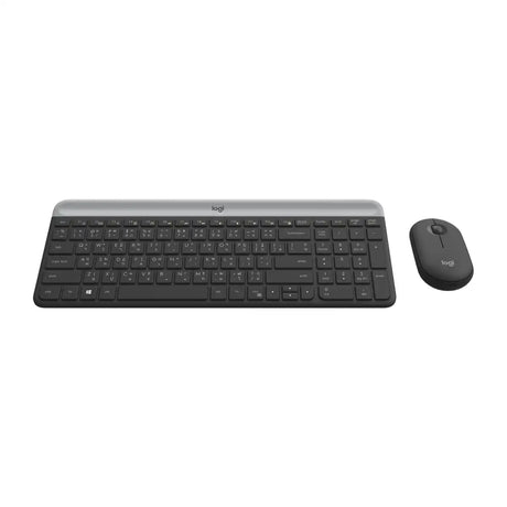 คีย์บอร์ดและเมาส์ไร้สาย Logitech MK470 SLIM