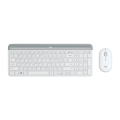 คีย์บอร์ดและเมาส์ไร้สาย Logitech MK470 SLIM