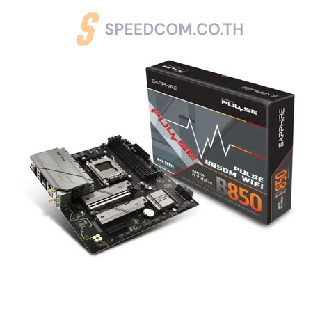 เมนบอร์ด SAPPHIRE PULSE B850M WIFI AM5 DDR5 Micro-ATX