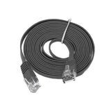 สายแลน MAZER M-CAT6F10000-BK RJ-45 CAT6 Flat Cable 10 Meter สีดำ