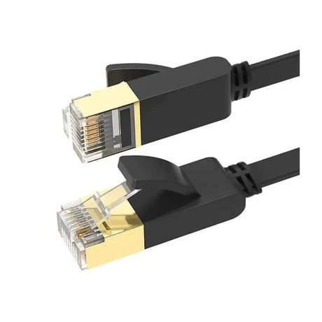 สายแลน MAZER M-CAT7F500-BK RJ-45 CAT7 Flat Cable 5 Meter สีดำ