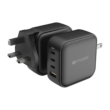 หัวชาร์จ Mazer M-GAN100W-BK GaNPrestige 100W Gan Wall Charger 4Port
