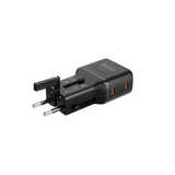 หัวแปลงปลั๊กไฟ Mazer Travel Pocket PD 45W Universal Travel Charger