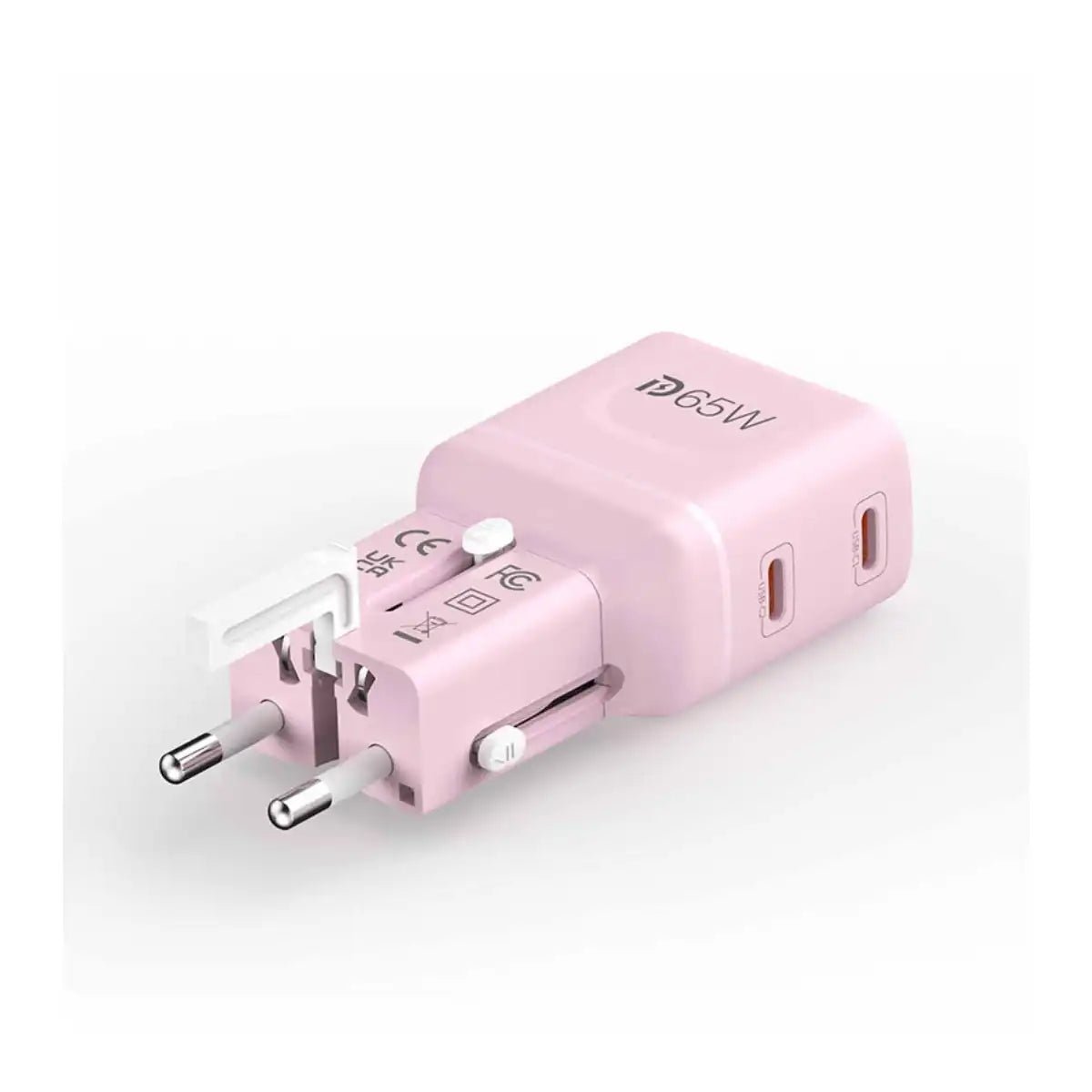 หัวแปลงปลั๊กไฟ Mazer M-IFTRAVEL565-PK Infinite Travel Pocket 65W