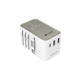 หัวแปลงปลั๊กไฟ Mazer M-IFTravel370-WT Travel 2400W PD70W 2USB