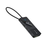 อุปกรณ์แปลงสัญญาณ Mazer M-UC2MULTI7004-BK 12-in-1 Multimedia Hub 100W