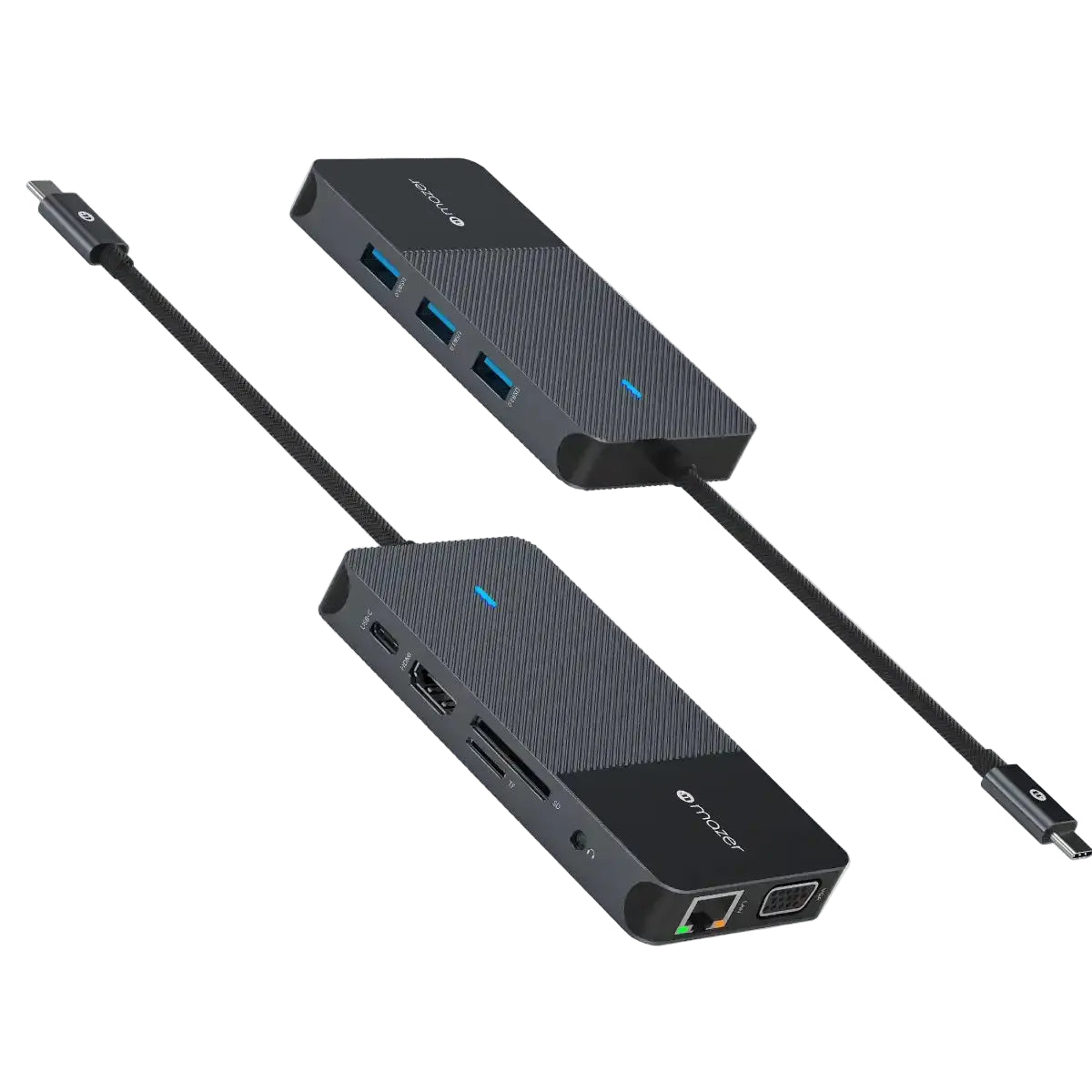 อุปกรณ์แปลงสัญญาณ Mazer M-UC2MULTI7006-BK USB C Multiport Hub 10-in-1