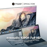 อุปกรณ์แปลงสัญญาณ Mazer M-USBCAL351-GY USB-C to VGA 1080P Adapter