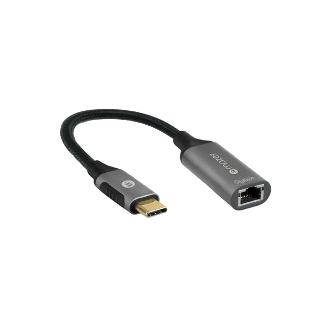 อุปกรณ์แปลงสัญญาณ Mazer M-USBCAL354-GY USB-C to RJ45/Gigabyte Adapter