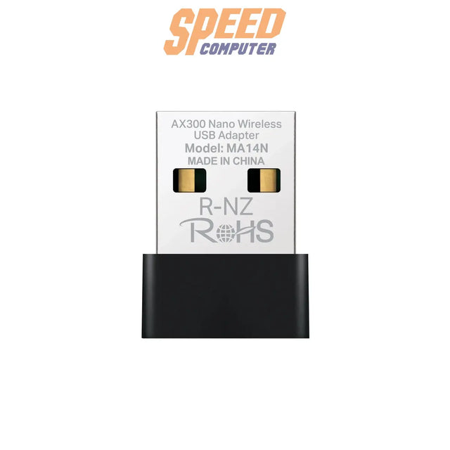 อุปกรณ์รับสัญญาณ MERCUSYS AX300 Nano Wireless USB Adapter สีดำSpeedCom