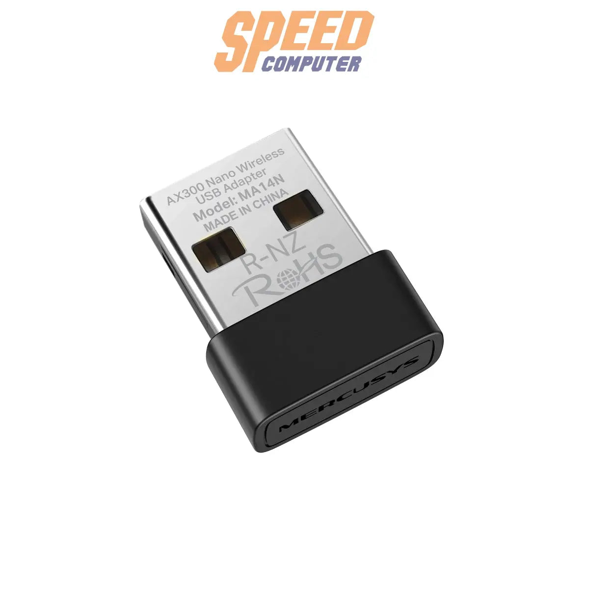 อุปกรณ์รับสัญญาณ MERCUSYS AX300 Nano Wireless USB Adapter สีดำSpeedCom