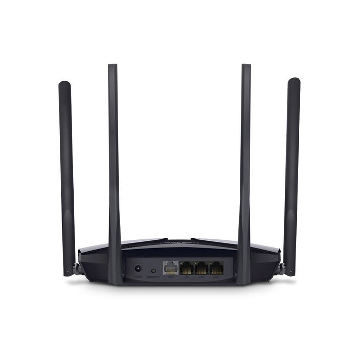 เราเตอร์ Mercusys MR70X AX1800 Dual-Band WiFi 6 Router สีดำ