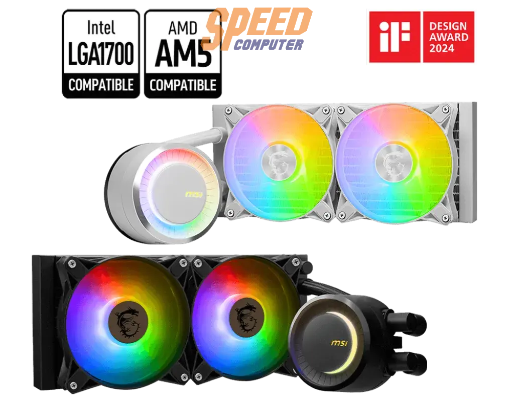 ชุดระบายความร้อน MSI COOLING CPU MAG CORELIQUID E240 ARGBSpeedCom