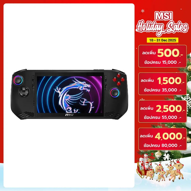 เครื่องเล่นเกมพกพา MSI Claw A1M-008TH Intel Ultra 7 สีดำ - SpeedCom
