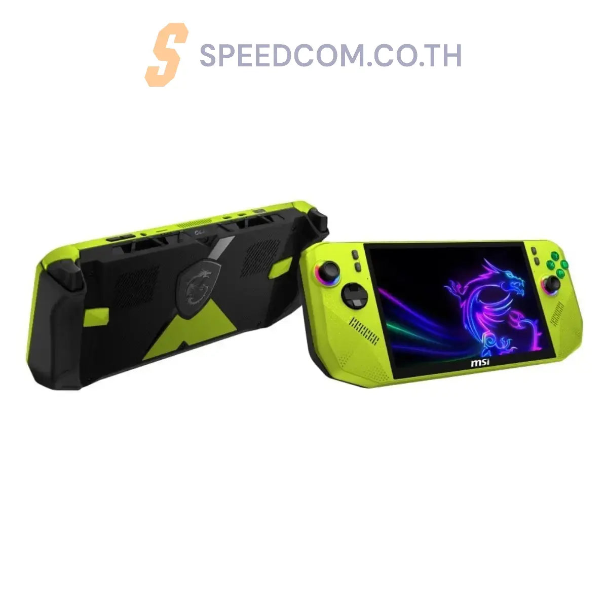 เครื่องเล่นเกมพกพา MSI Claw A8 BZ2EM-015TH Ryzen Z2 สีเขียว (Neon Green) - SpeedCom