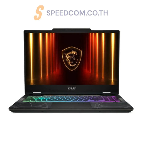 โน๊ตบุ๊ค MSI Cyborg 15 B2RWEKG 056TH Core 7 สีดำ (Translucent Black) - SpeedCom