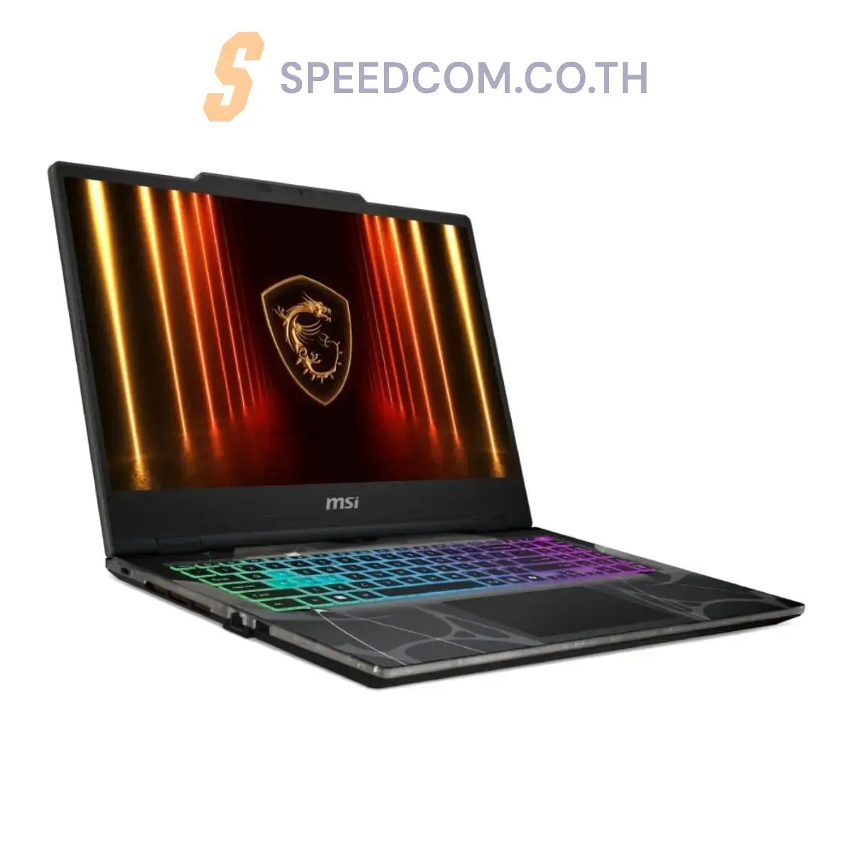 โน๊ตบุ๊ค MSI Cyborg 15 B2RWEKG 056TH Core 7 สีดำ (Translucent Black) - SpeedCom